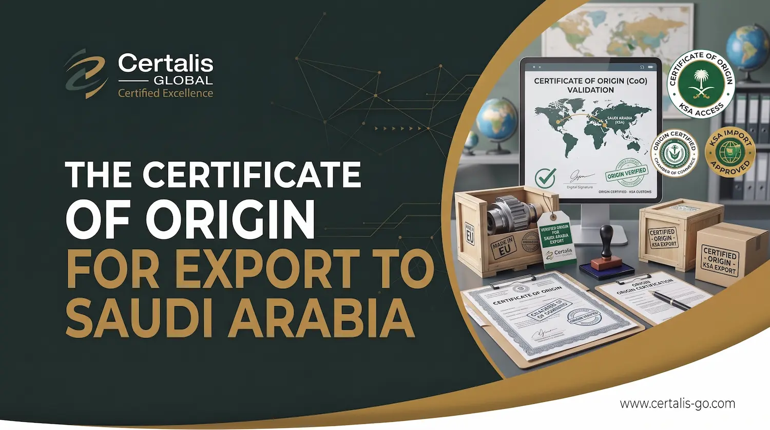 Certificate of Origin for Export to Saudi Arabia