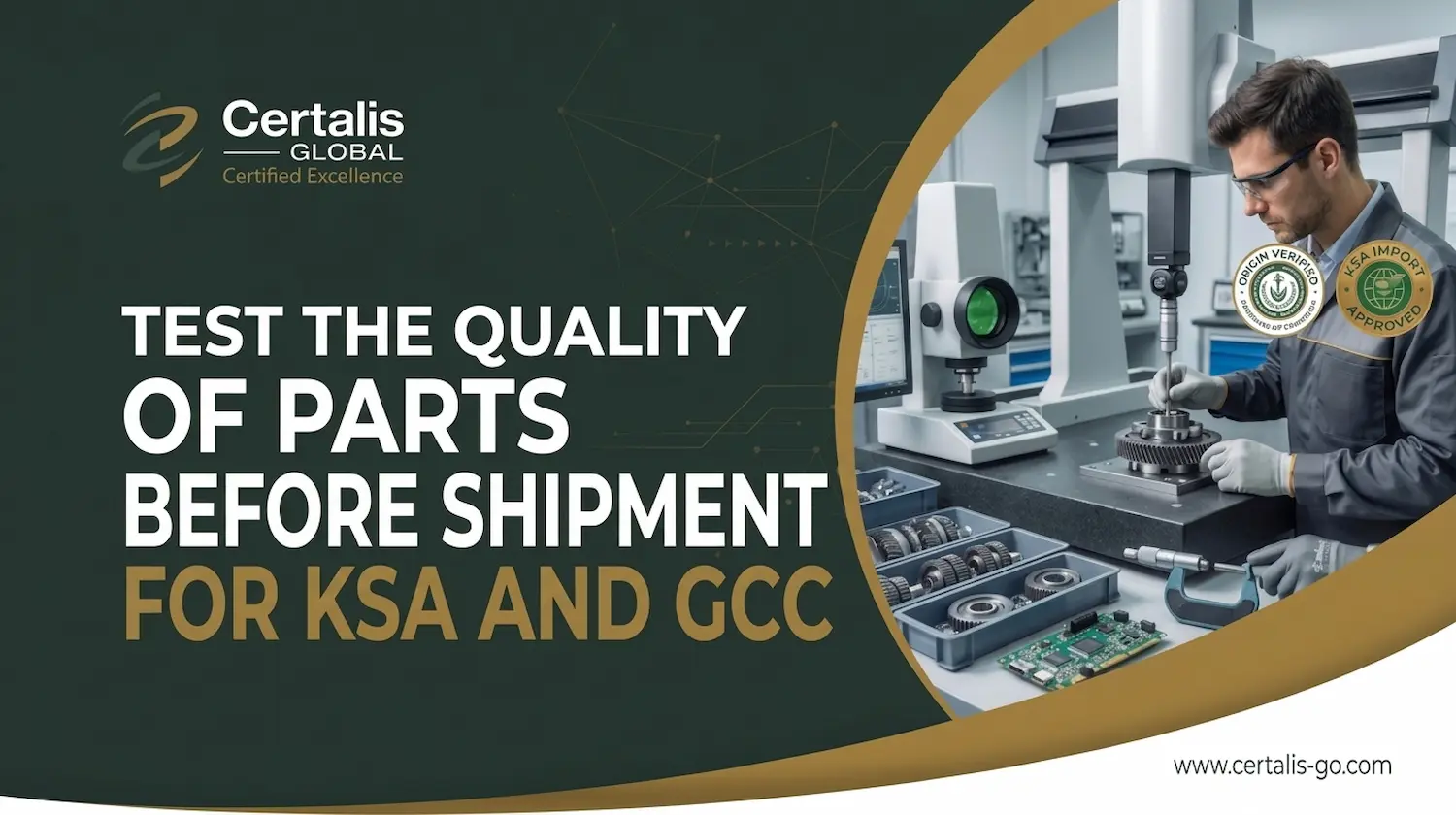 Test the Quality of Parts Before Shipment