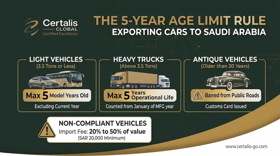 The 5-Year Age Limit Rule for Saudi Vehicle Imports